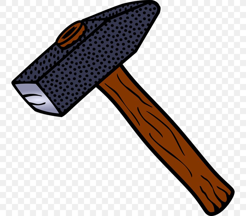Hammer Tool Clip Art, PNG, 744x720px, Hammer, Drawing, Hardware, Line Art, Pixabay Download Free