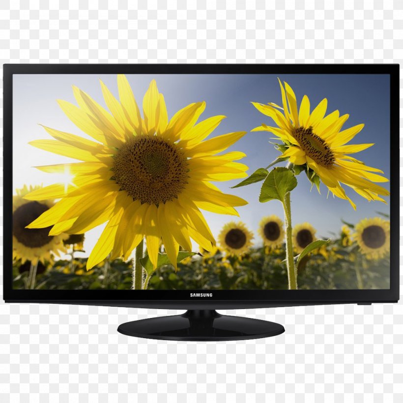 LED-backlit LCD 720p Samsung Smart TV High-definition Television, PNG, 1000x1000px, Ledbacklit Lcd, Computer Monitor, Display Device, Flat Panel Display, Flower Download Free