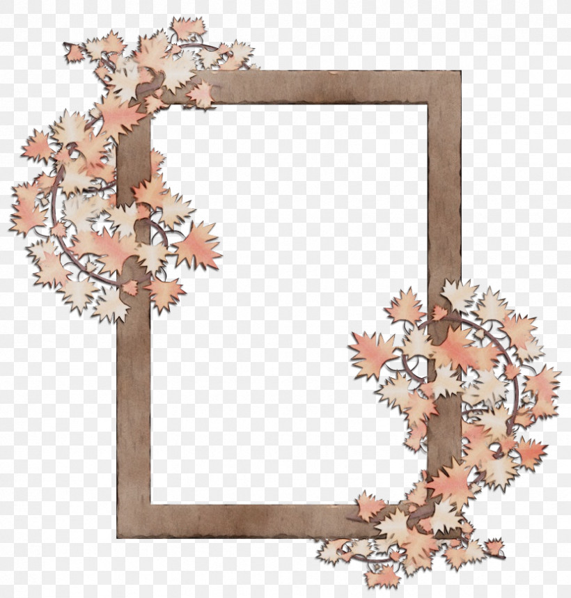 Picture Frame, PNG, 830x870px, Watercolor, Cherry, Cherry Blossom, Paint, Picture Frame Download Free