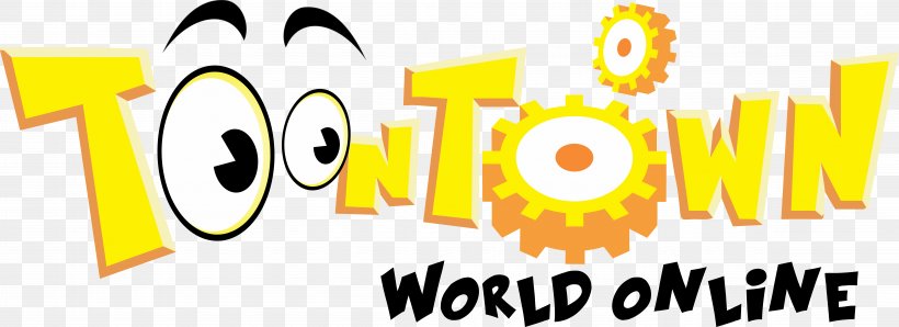 Toontown Online Logo Massively Multiplayer Online Role-playing Game, PNG, 9482x3446px, Toontown Online, Area, Brand, Happiness, Logo Download Free