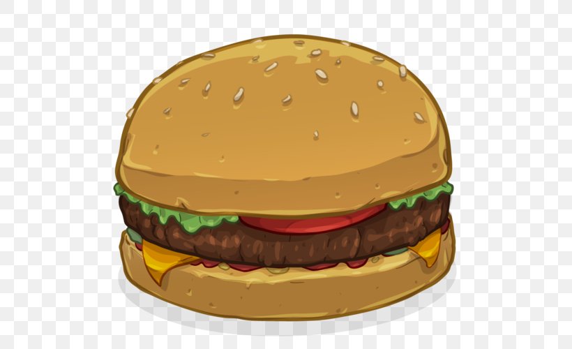 Cheeseburger Hamburger Fast Food Whopper McDonald's Big Mac, PNG, 500x500px, Cheeseburger, Big Mac, Breakfast Sandwich, Bun, Dish Download Free