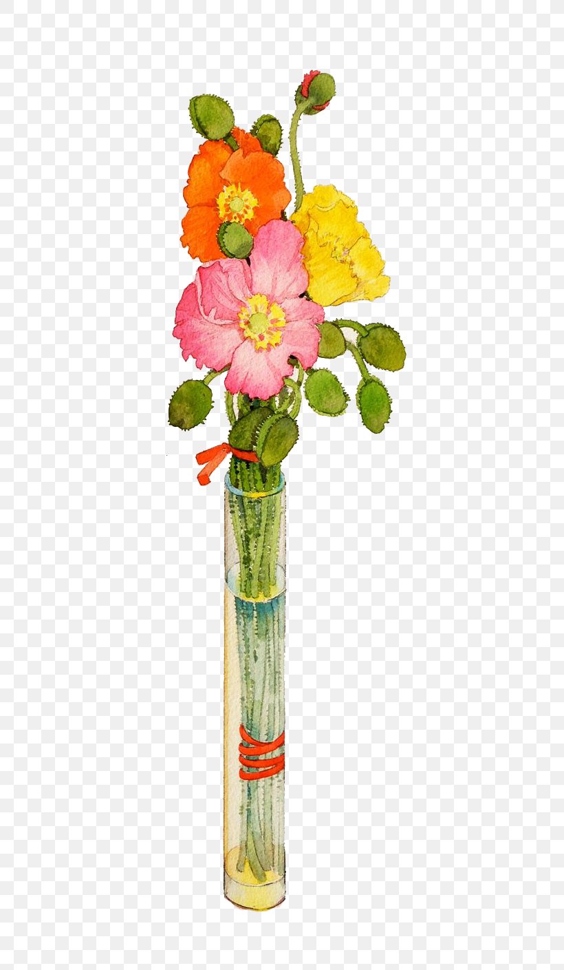Glass Vase Bottle Euclidean Vector, PNG, 400x1409px, Glass, Artificial Flower, Bottle, Cut Flowers, Flora Download Free