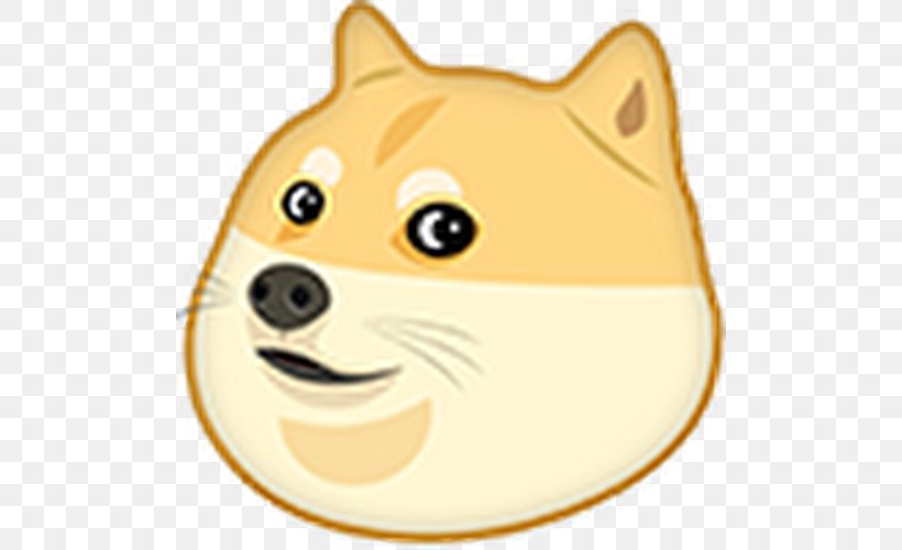 Shiba Inu Dogecoin Emoji, PNG, 500x500px, Watercolor, Cartoon, Flower, Frame, Heart Download Free