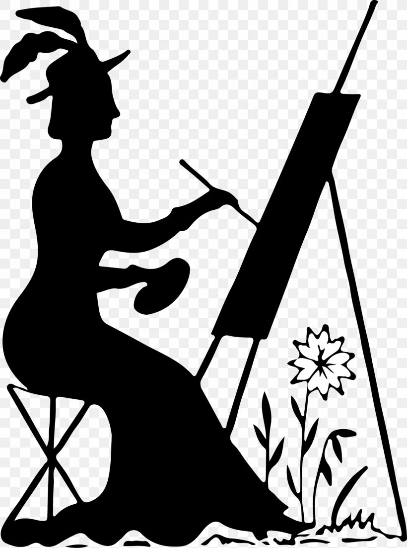 Clip Art Painting Silhouette Vector Graphics, PNG, 1500x2016px, Painting, Art, Artwork, Black, Black And White Download Free