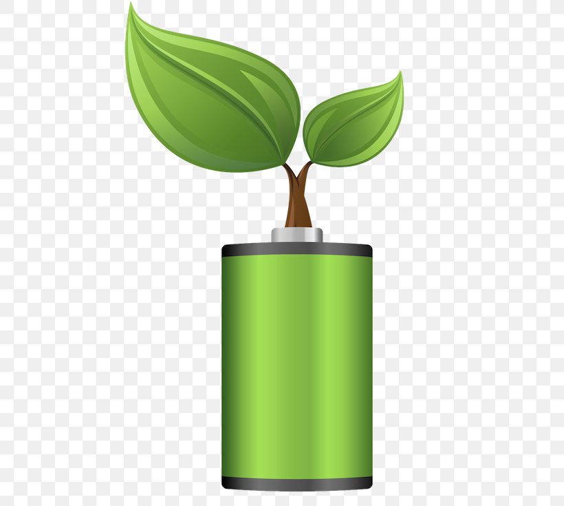 Lithium-ion Battery Environmentally Friendly Green, PNG, 625x735px, Battery, Environmentally Friendly, Flowerpot, Green, Leaf Download Free