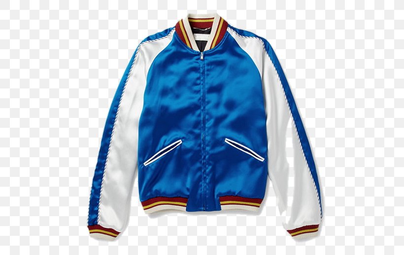 Flight Jacket Fashion Yves Saint Laurent Outerwear, PNG, 550x519px, Jacket, Blue, Clothing, Electric Blue, Fashion Download Free