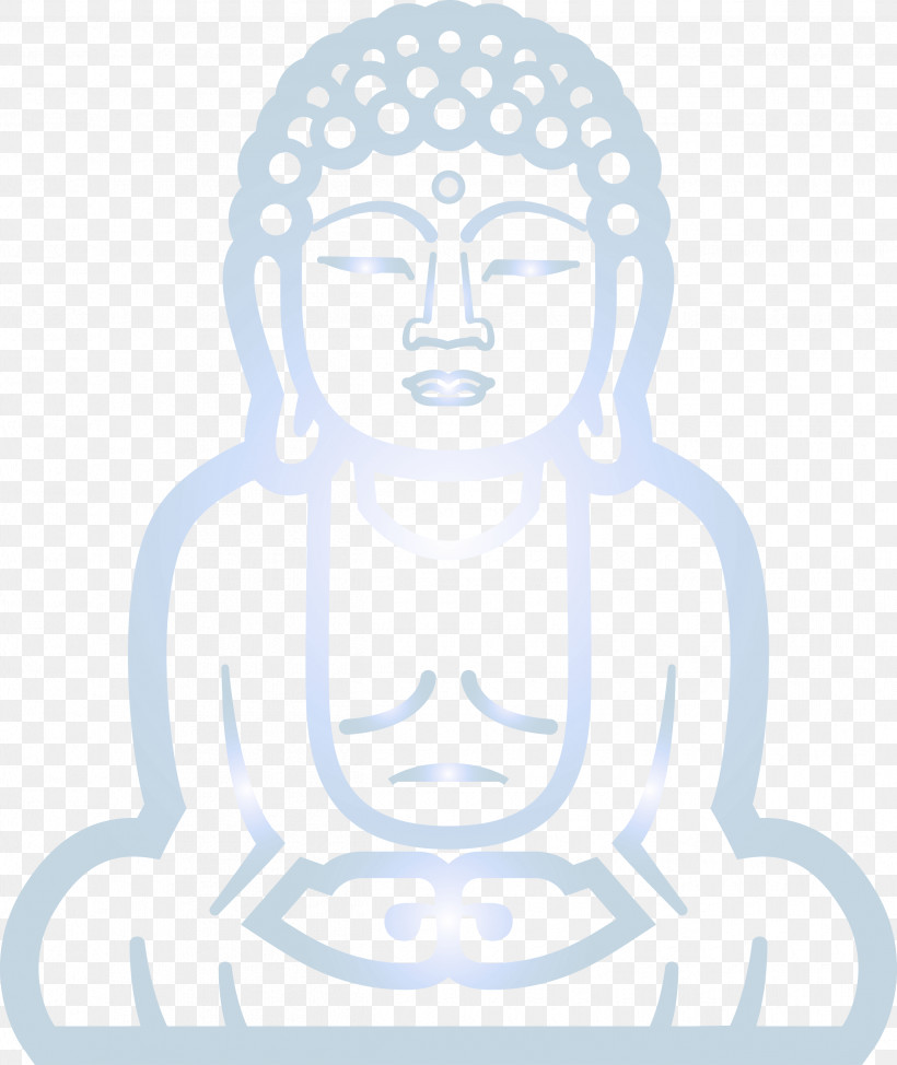 Buddha, PNG, 2525x3000px, Buddha, Head, Line Art, Meditation, White Download Free