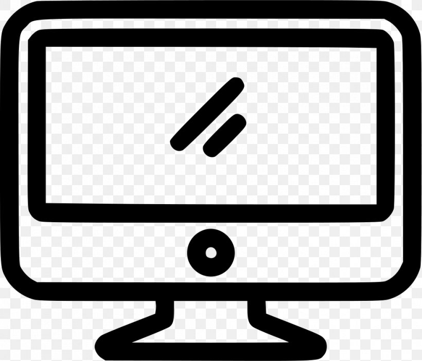 Computer Monitors Line Clip Art Angle Product Design, PNG, 981x840px, Computer Monitors, Area, Black And White, Computer Monitor, Multimedia Download Free