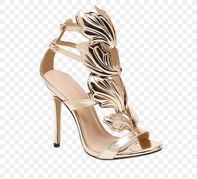 Sandal High-heeled Shoe Stiletto Heel Shoe Size, PNG, 558x744px, Sandal, Absatz, Basic Pump, Beige, Buckle Download Free