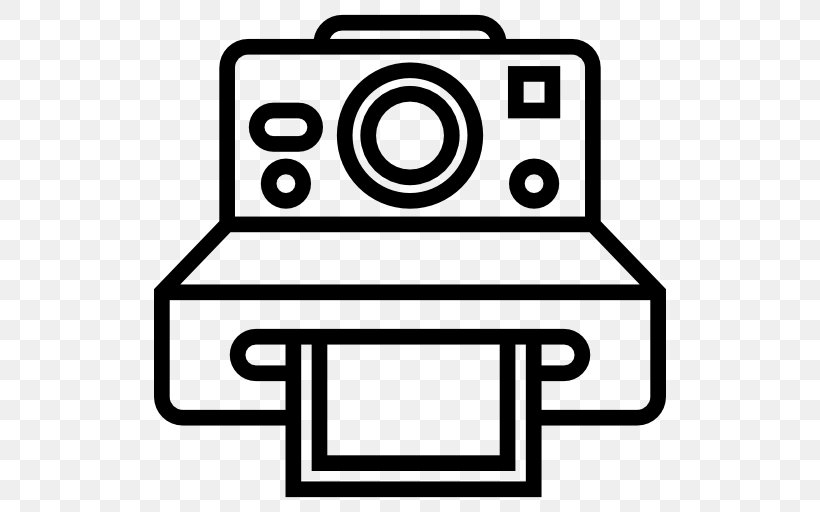 Instant Camera Polaroid Corporation, PNG, 512x512px, Instant Camera, Area, Black, Black And White, Camera Download Free