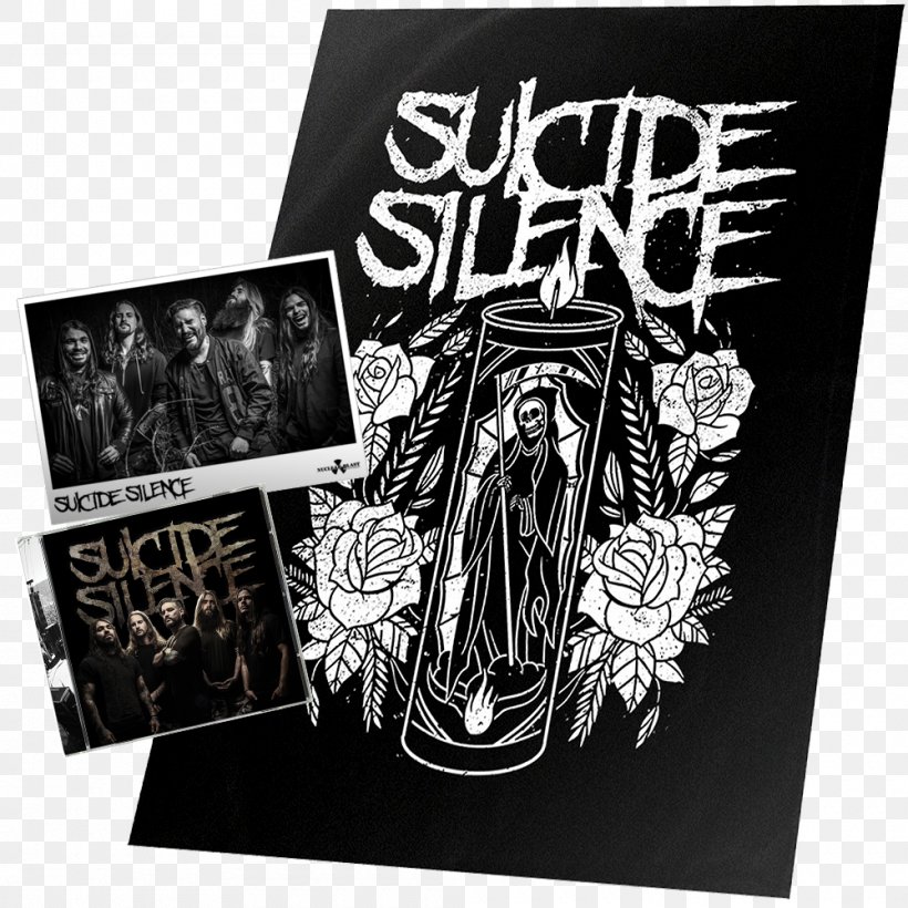 Suicide Silence Nuclear Blast Compact Disc Optical Disc Packaging, PNG, 1000x1000px, Suicide Silence, Autograph, Black And White, Brand, Compact Disc Download Free
