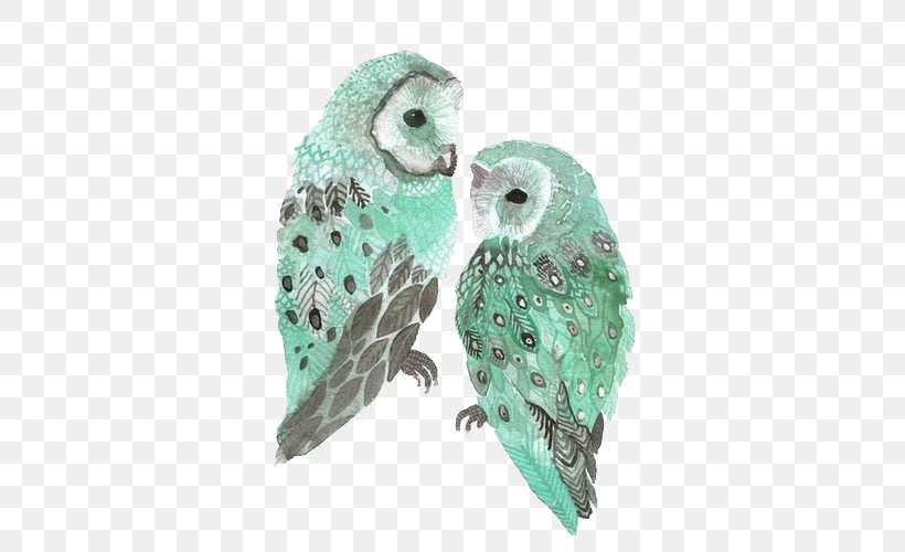Barn Owl Sticker Blue Snowy Owl, PNG, 500x500px, Owl, Barn Owl, Beak, Bird, Bird Of Prey Download Free