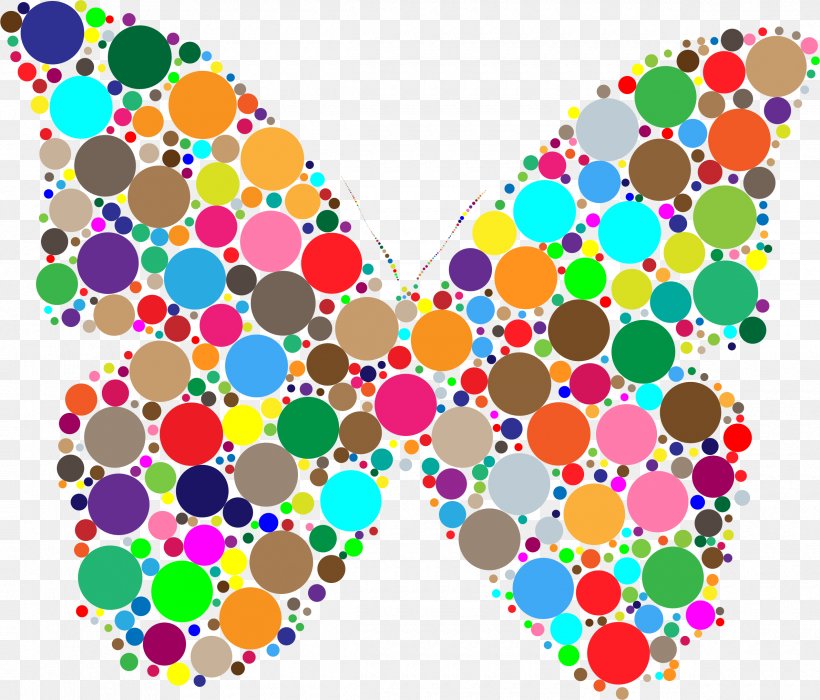 Butterfly Circle Color Clip Art, PNG, 2380x2034px, Butterfly, Color, Heart, Monarch Butterfly, Point Download Free