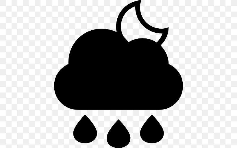 Weather Symbol Snow Clip Art, PNG, 512x512px, Weather, Artwork, Black, Black And White, Cloud Download Free