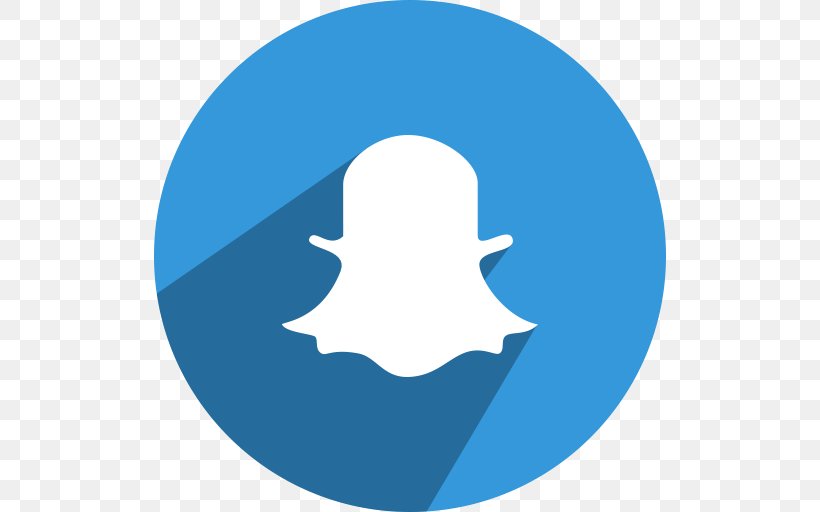 Social Media Snapchat, PNG, 512x512px, Social Media, Blog, Blue, Logo, Silhouette Download Free