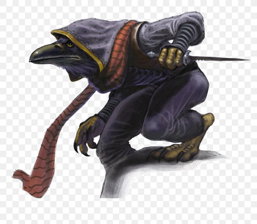 Dungeons & Dragons Kenku Pathfinder Roleplaying Game Humanoid Role-playing Game, PNG, 790x713px, Dungeons Dragons, Action Figure, Assassin, Crow, Dragon Download Free