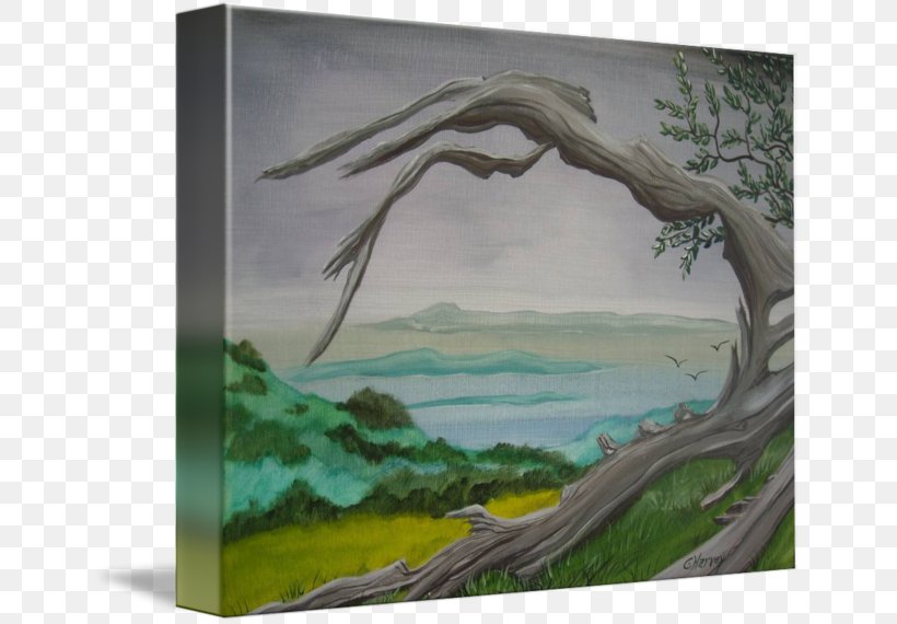 Painting Landscape Picture Frames Tree Wood, PNG, 650x570px, Painting, Artwork, Landscape, Picture Frame, Picture Frames Download Free