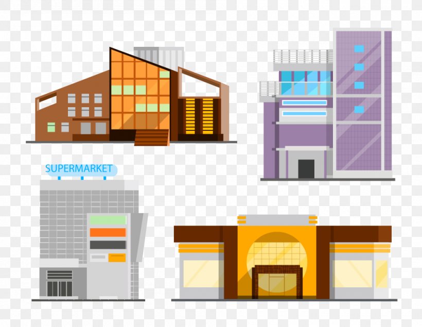 Building Shopping Centre Illustration, PNG, 1000x775px, Building, Apartment, Architecture, Area, Art Download Free