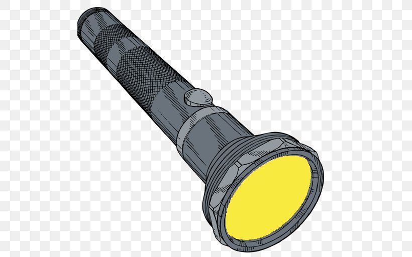 Clip Art Flashlight Image Download, PNG, 512x512px, Flashlight, Hardware, Lighting, Tool, Torch Download Free
