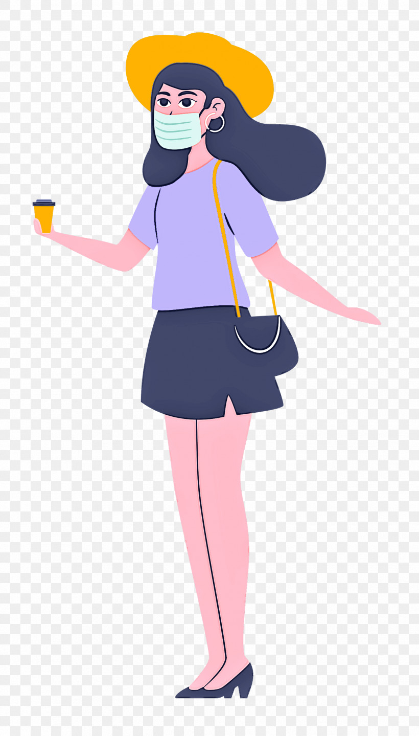 Girl With Mask Girl Mask, PNG, 1424x2500px, Girl, Cartoon, Character, Costume, Flightless Bird Download Free