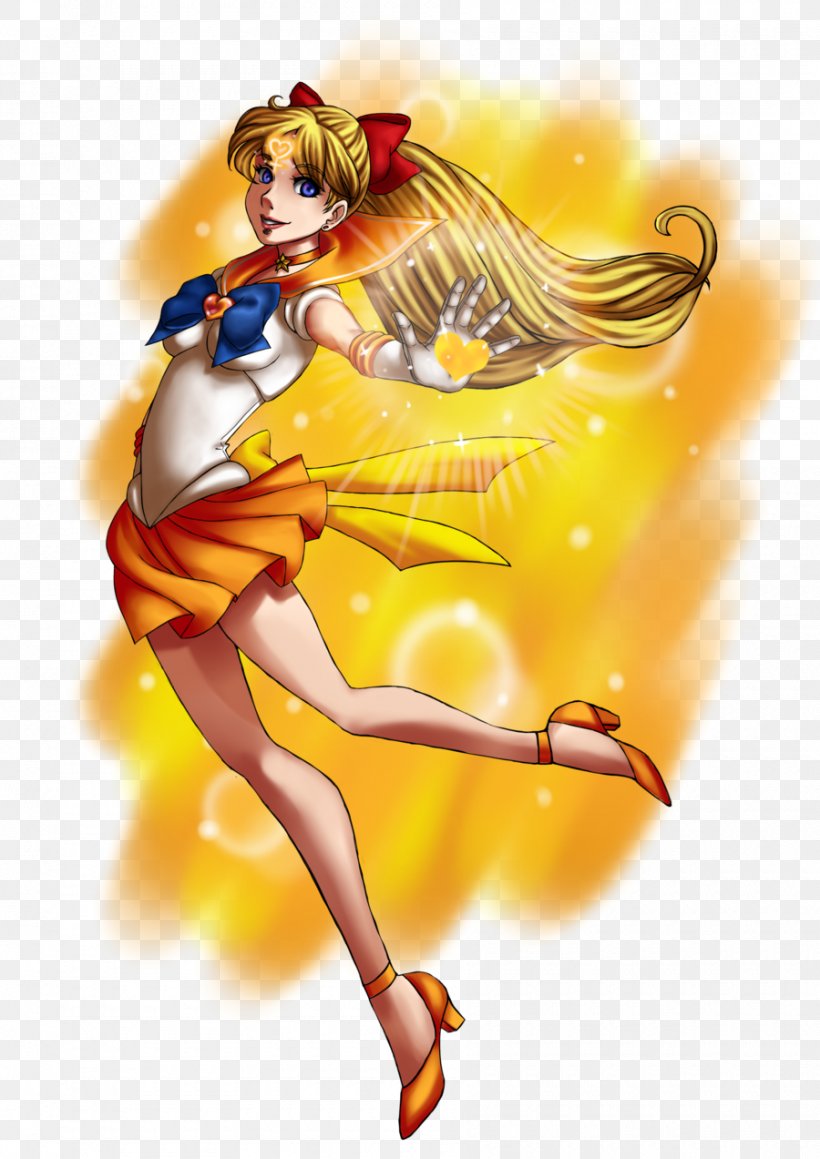 Sailor Venus Work Of Art Queen Serenity, PNG, 900x1273px, Watercolor, Cartoon, Flower, Frame, Heart Download Free