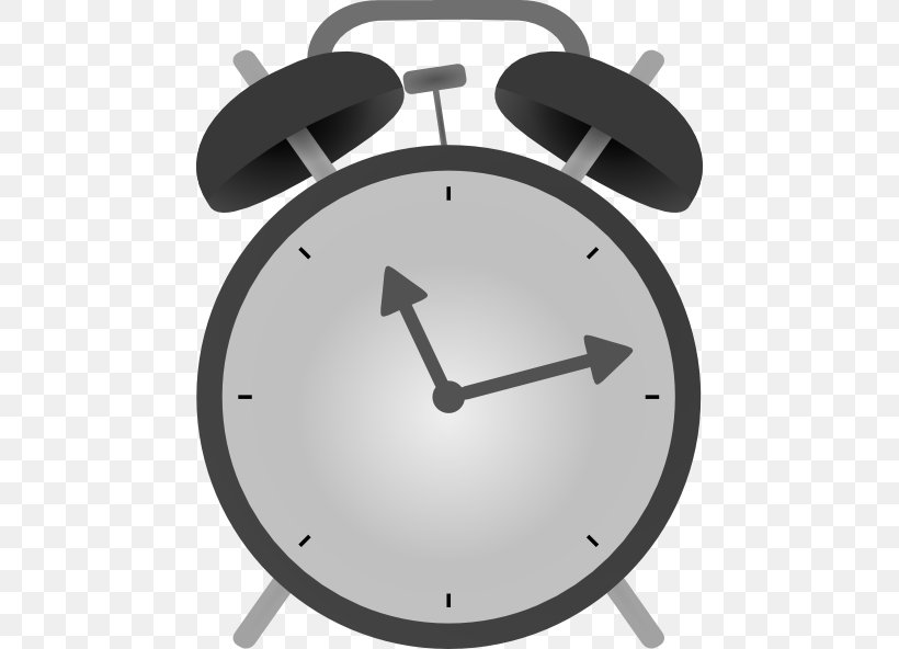 Alarm Clocks Digital Clock Clip Art, PNG, 462x592px, Clock, Alarm Clock, Alarm Clocks, Black And White, Blog Download Free