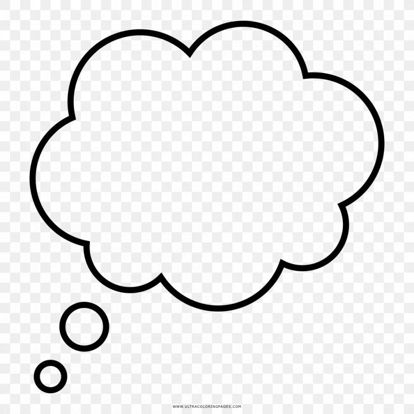 Drawing Speech Balloon Thought Sketch, PNG, 1000x1000px, Watercolor, Cartoon, Flower, Frame, Heart Download Free