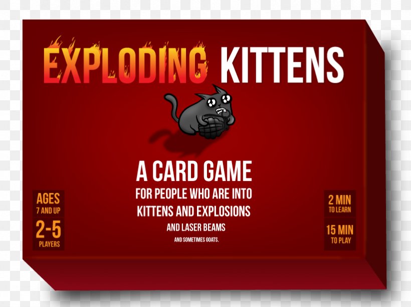 Exploding Kittens Cat Tabletop Games & Expansions, PNG, 822x614px, Exploding Kittens, Advertising, Bomb, Box, Brand Download Free