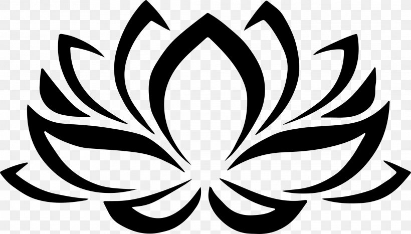 Nelumbo Nucifera Symbol Flower Clip Art, PNG, 2178x1242px, Nelumbo Nucifera, Black And White, Buddhism, Buddhist Symbolism, Butterfly Download Free