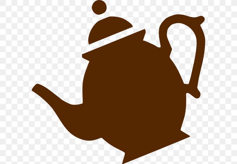 Teapot Teacup Clip Art, PNG, 600x568px, Teapot, Coffee Pot, Cup, Silhouette, Tableware Download Free