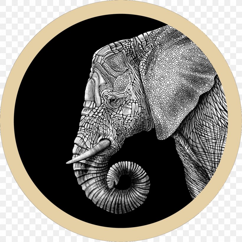African Elephant Indian Elephant Drawing Elephantidae Painting, PNG, 1182x1182px, African Elephant, Art, Asian Elephant, Black And White, Decoration Download Free