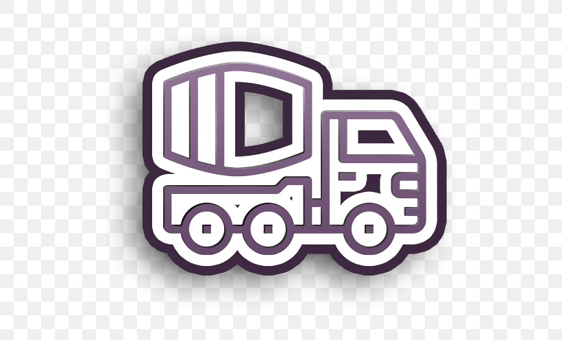 Car Icon Truck Icon Concrete Mixer Icon, PNG, 624x496px, Car Icon, Concrete Mixer Icon, Line, Logo, Sticker Download Free