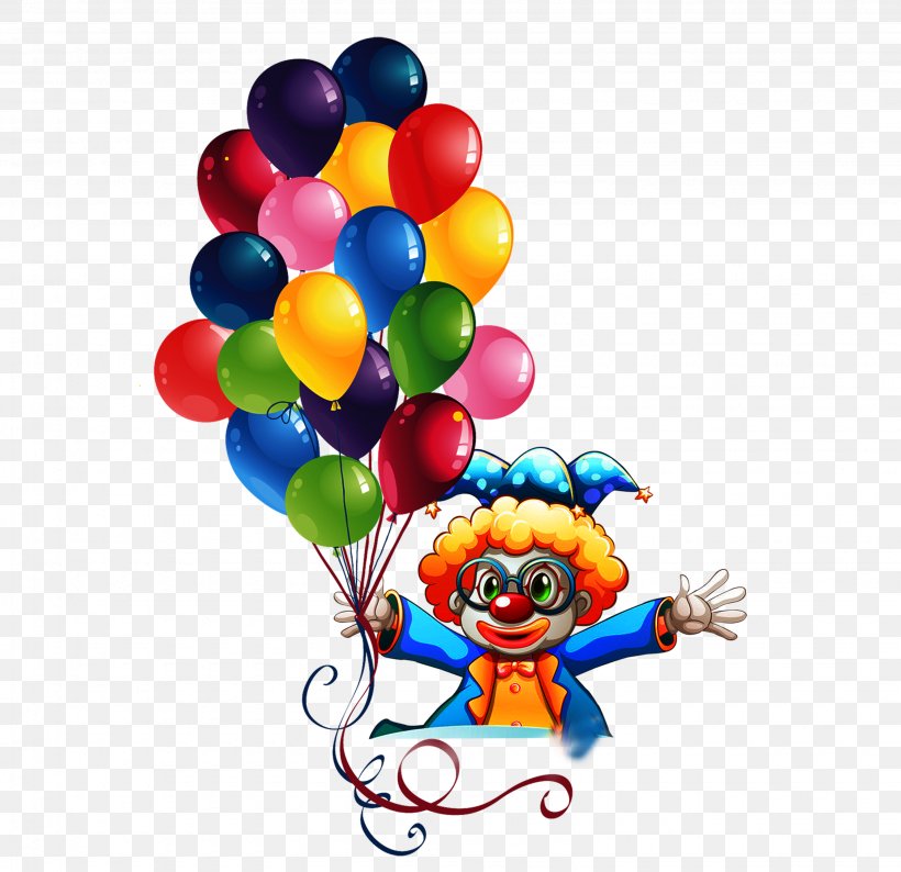 Clown Cartoon Balloon, PNG, 3070x2974px, Clown, Android, April Fools Day, Balloon, Cartoon Download Free