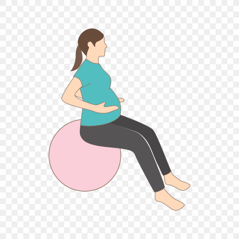 Exercise Balls Pregnancy Woman Pilates, PNG, 1024x1024px, Watercolor, Cartoon, Flower, Frame, Heart Download Free