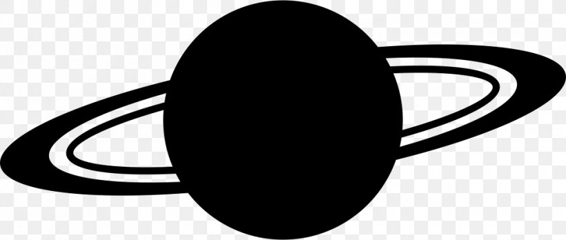 Planet, PNG, 980x416px, Saturn, Artwork, Black, Black And White, Cdr Download Free