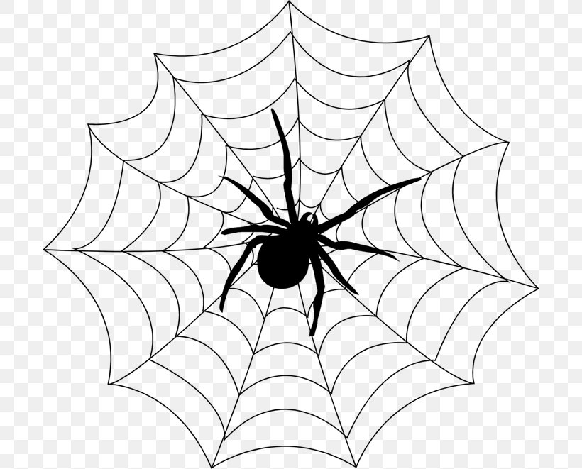 Spider Web Clip Art, PNG, 700x661px, Spider, Arachnid, Area, Artwork, Black Download Free