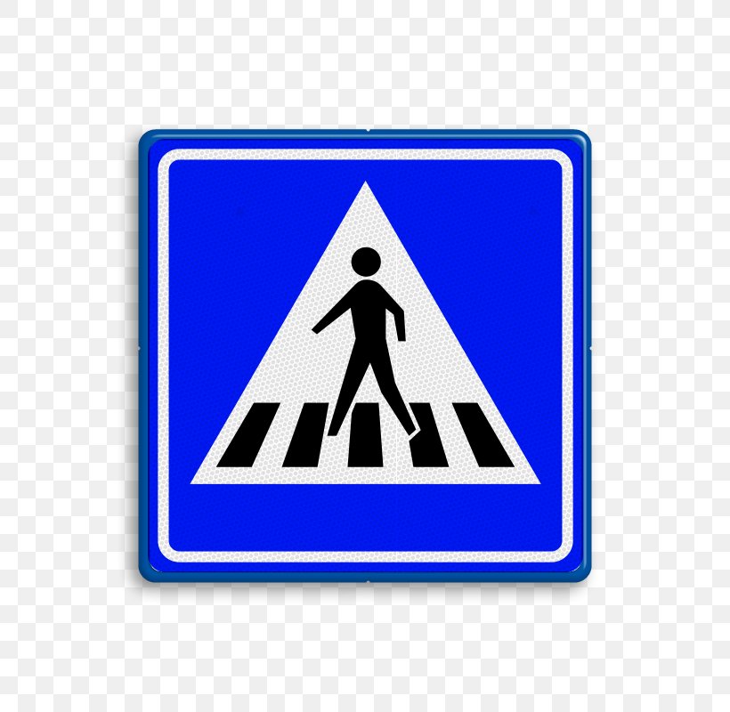 Pedestrian Crossing Traffic Sign Road, PNG, 800x800px, Pedestrian Crossing, Area, Blue, Brand, Electric Blue Download Free