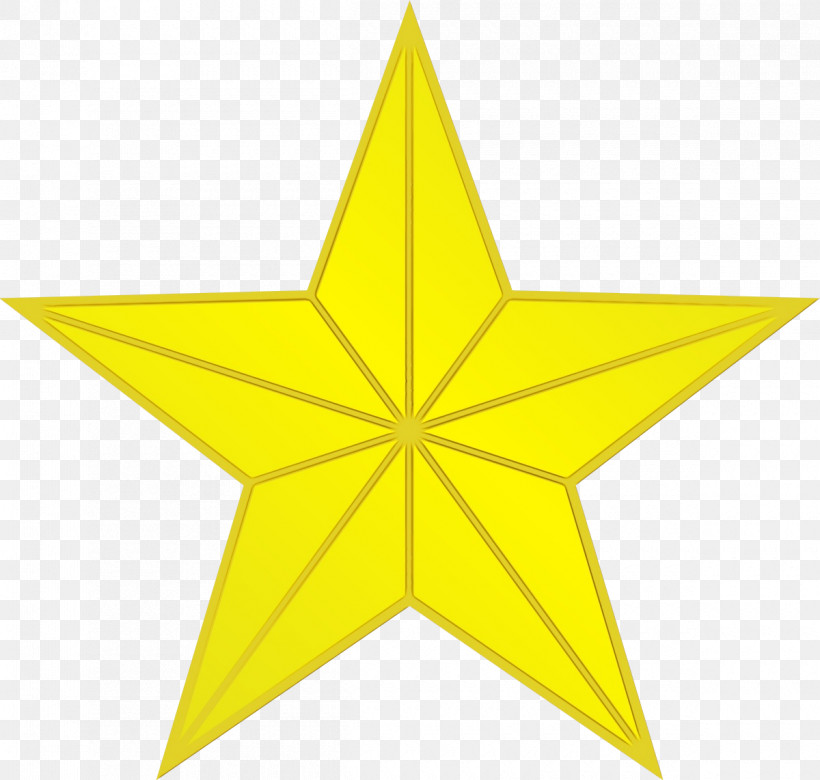 Yellow Star Triangle Astronomical Object, PNG, 1200x1142px, Watercolor, Astronomical Object, Paint, Star, Triangle Download Free