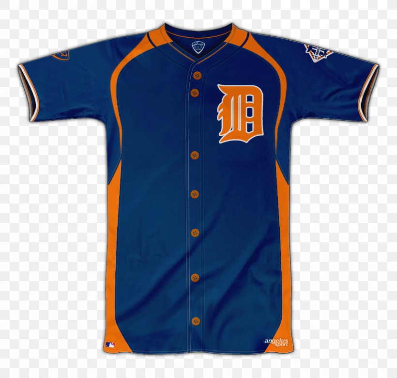 Sports Fan Jersey T-shirt Baseball Uniform Detroit Tigers, PNG, 1050x1000px, Sports Fan Jersey, Active Shirt, Baseball, Baseball Uniform, Blue Download Free