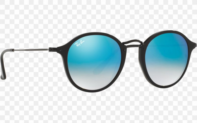 Sunglasses Ray-Ban Round Fleck Ray-Ban Round Metal, PNG, 920x575px, Sunglasses, Aqua, Aviator Sunglass, Azure, Blue Download Free