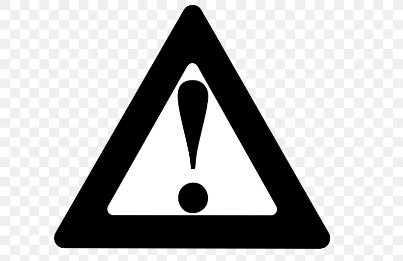 Warning Sign Clip Art, PNG, 600x532px, Warning Sign, Area, Black, Black And White, Color Triangle Download Free