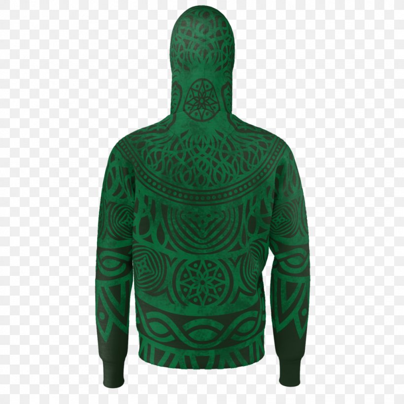 Hoodie T-shirt Sweater Clothing, PNG, 1024x1024px, Hoodie, Bluza, Clothing, Cuff, Green Download Free