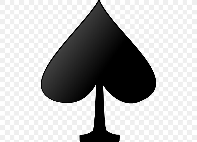 Playing Card Suit Symbol Spades Clip Art, PNG, 480x590px, Playing Card, Ace, Ace Of Spades, Black And White, Card Game Download Free