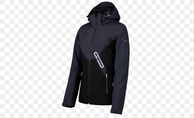 Hoodie Jacket Polar Fleece Raincoat, PNG, 500x500px, Hoodie, Black, Clothing, Coat, Fleece Jacket Download Free