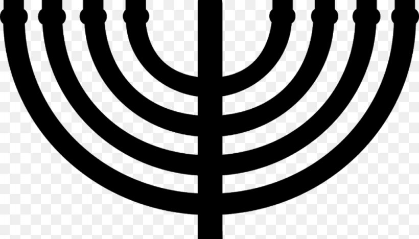 Judaism Menorah Jewish Symbolism Hanukkah Temple In Jerusalem, PNG, 1024x585px, Judaism, Blackandwhite, Candle Holder, Dreidel, Event Download Free