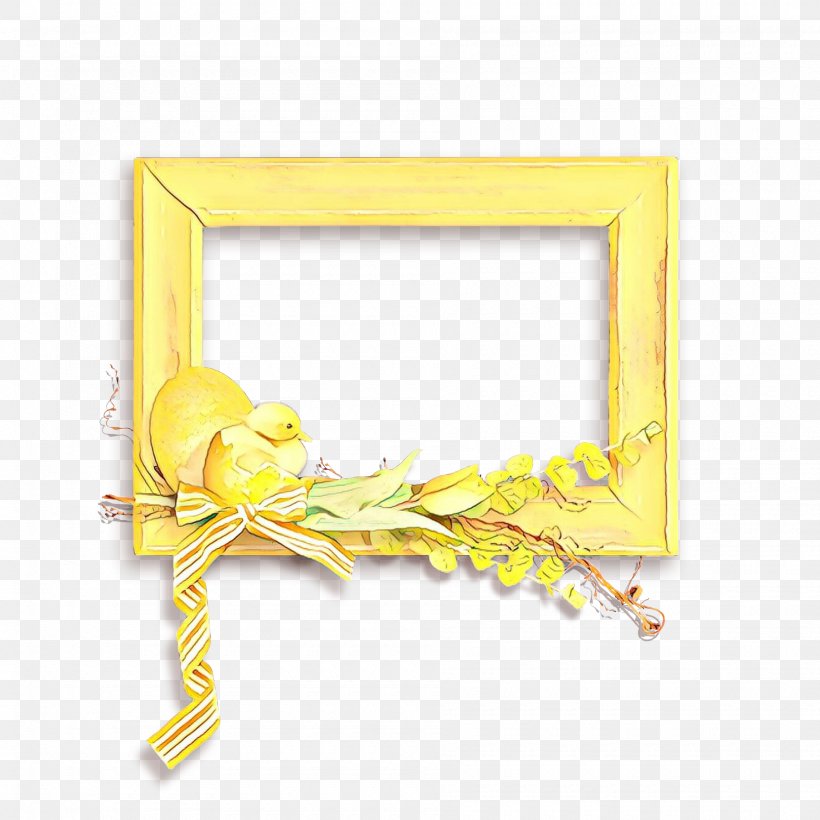 Picture Frame, PNG, 1900x1900px, Cartoon, Picture Frame, Yellow Download Free