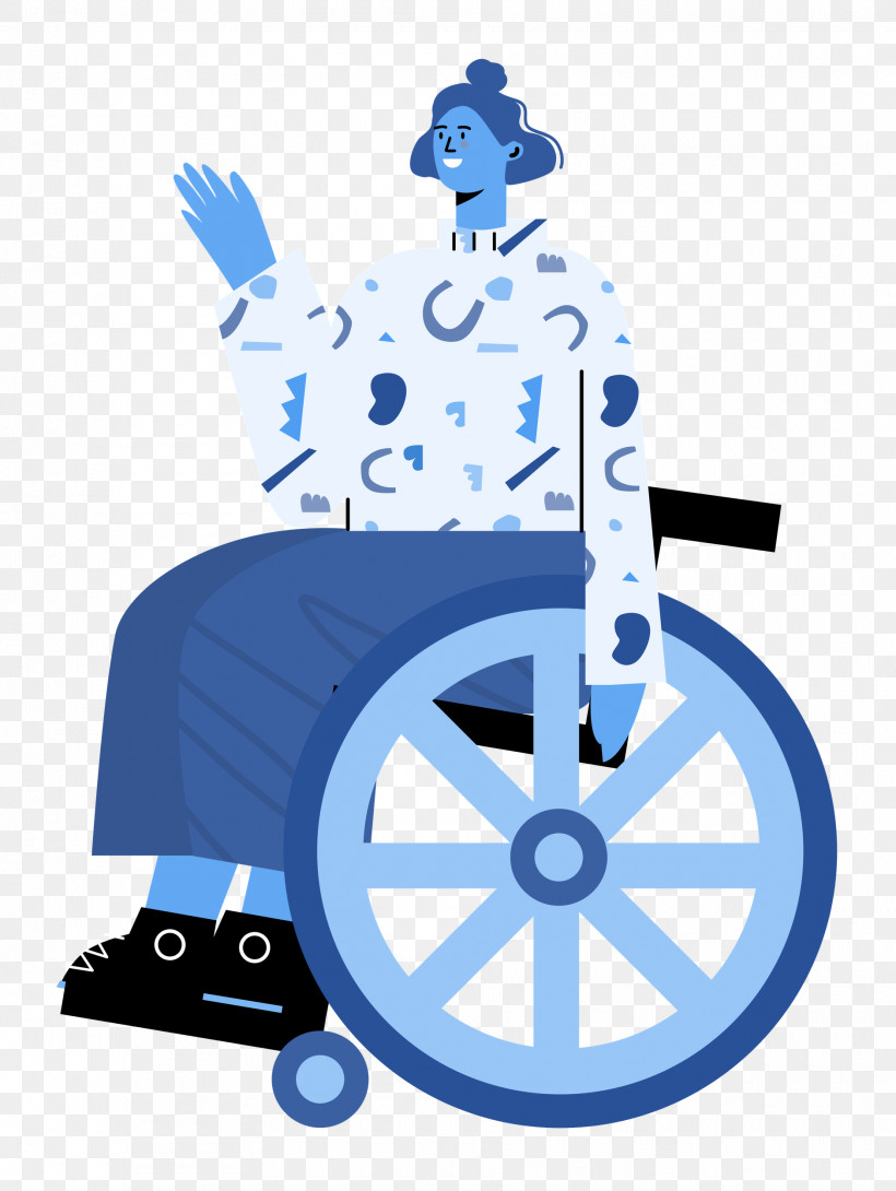 Sitting On Wheelchair Woman Lady, PNG, 1880x2500px, Woman, Behavior, Clock, Human, Lady Download Free