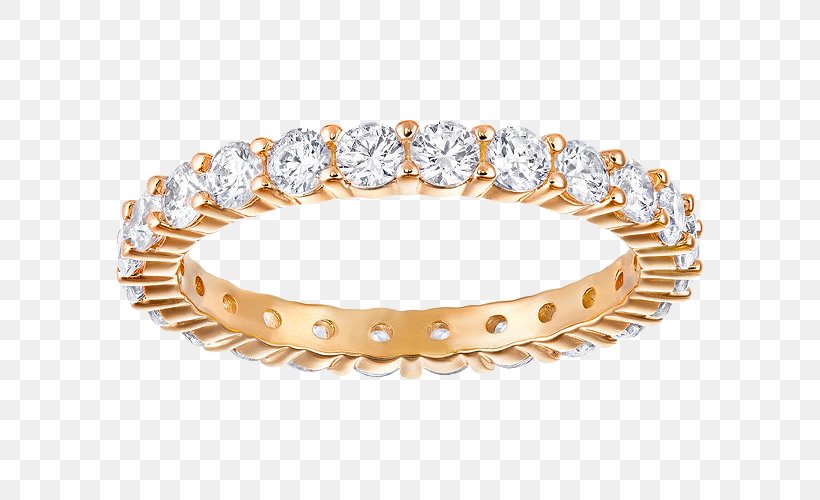 Ring Swarovski AG Jewellery Gold Plating, PNG, 600x500px, Ring, Bracelet, Colored Gold, Crystal, Engagement Ring Download Free