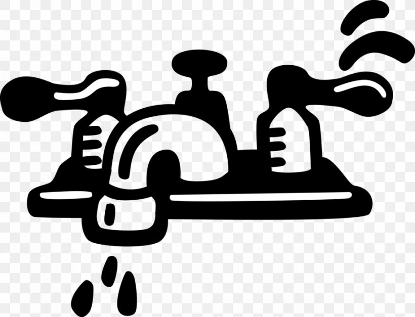 Clip Art Faucet Handles & Controls Sink Plumbing Tap Water, PNG, 915x700px, Faucet Handles Controls, Art, Bathroom, Blackandwhite, Brand Download Free