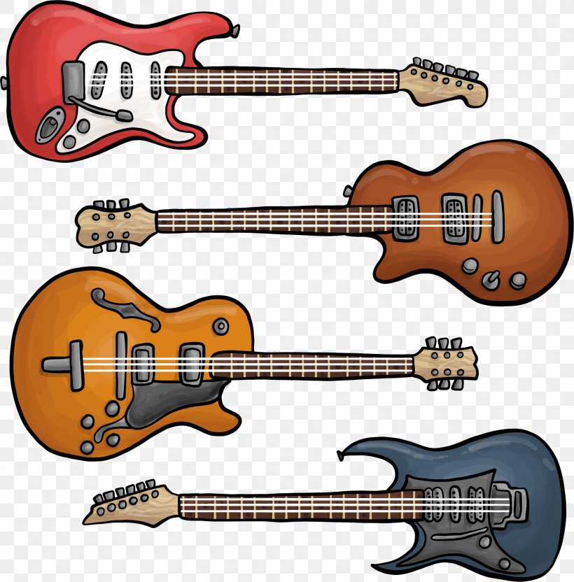 Electric Guitar Bass Guitar Ukulele, PNG, 1798x1825px, Watercolor, Cartoon, Flower, Frame, Heart Download Free